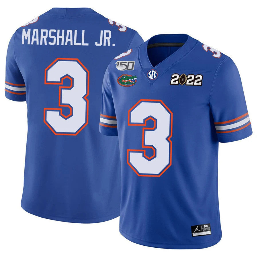 Men's Florida Gators Football 150th Anniversary Patch Players Jersey Collection - All Stitched