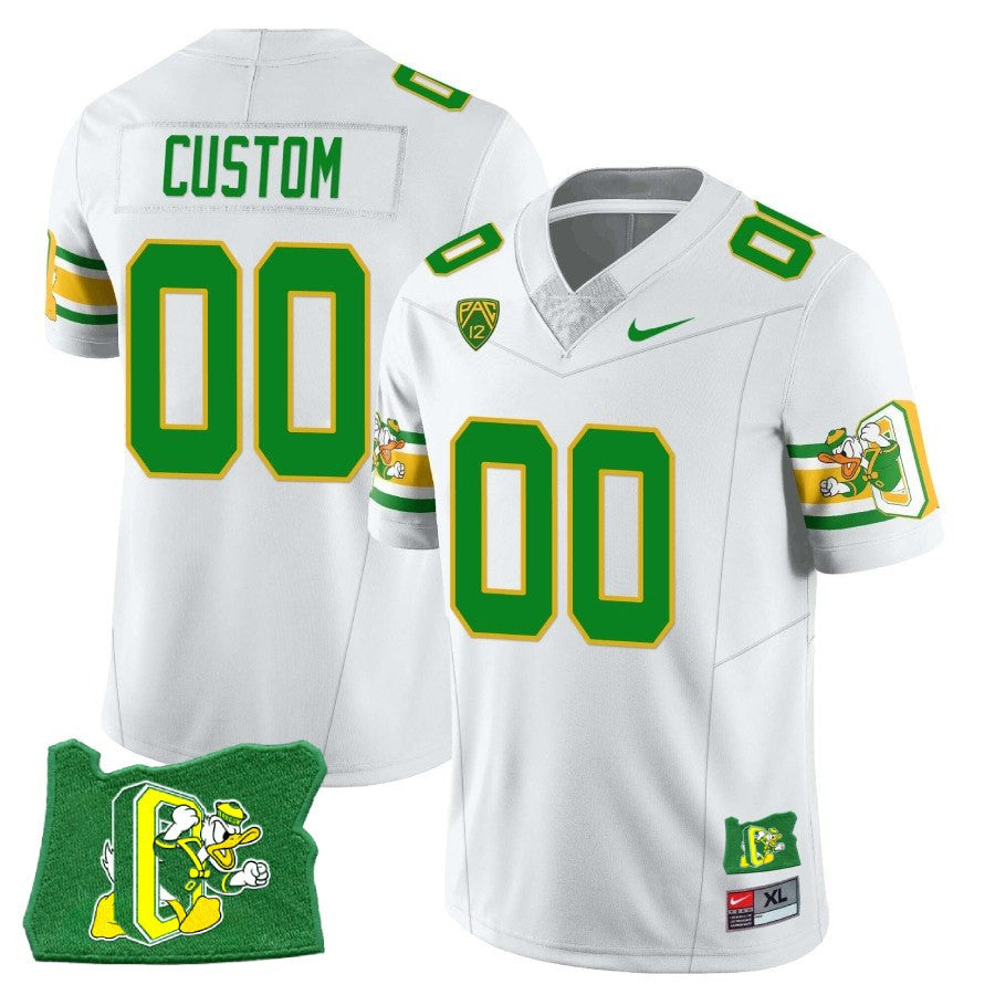 Womenâ€™s Oregon Ducks â€˜Mighty Oregonâ€™ Throwback Football Stitched Jersey â€“ Oregon State