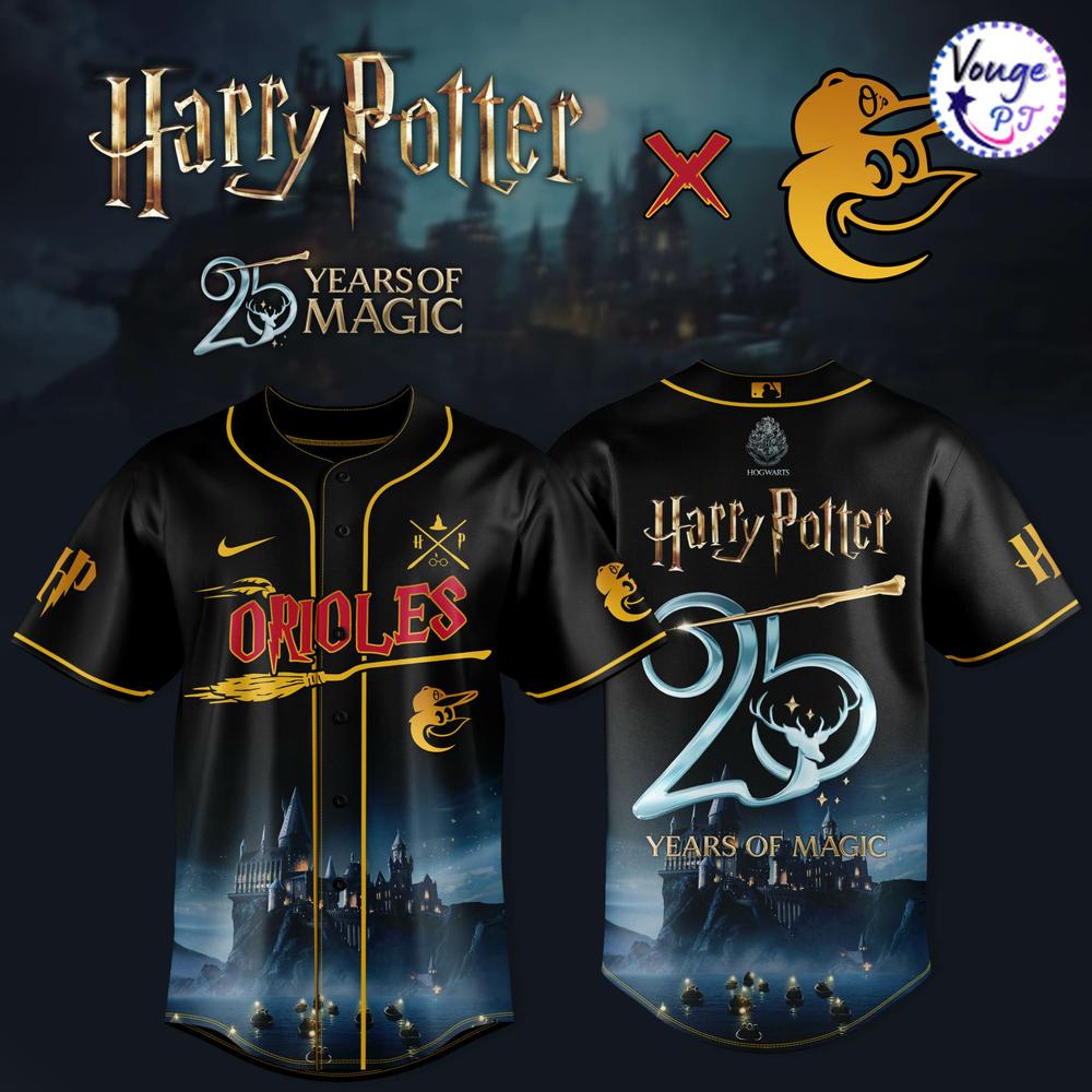 Baltimore Orioles x Harry Potter – 25 Years of Magic Baseball Jersey