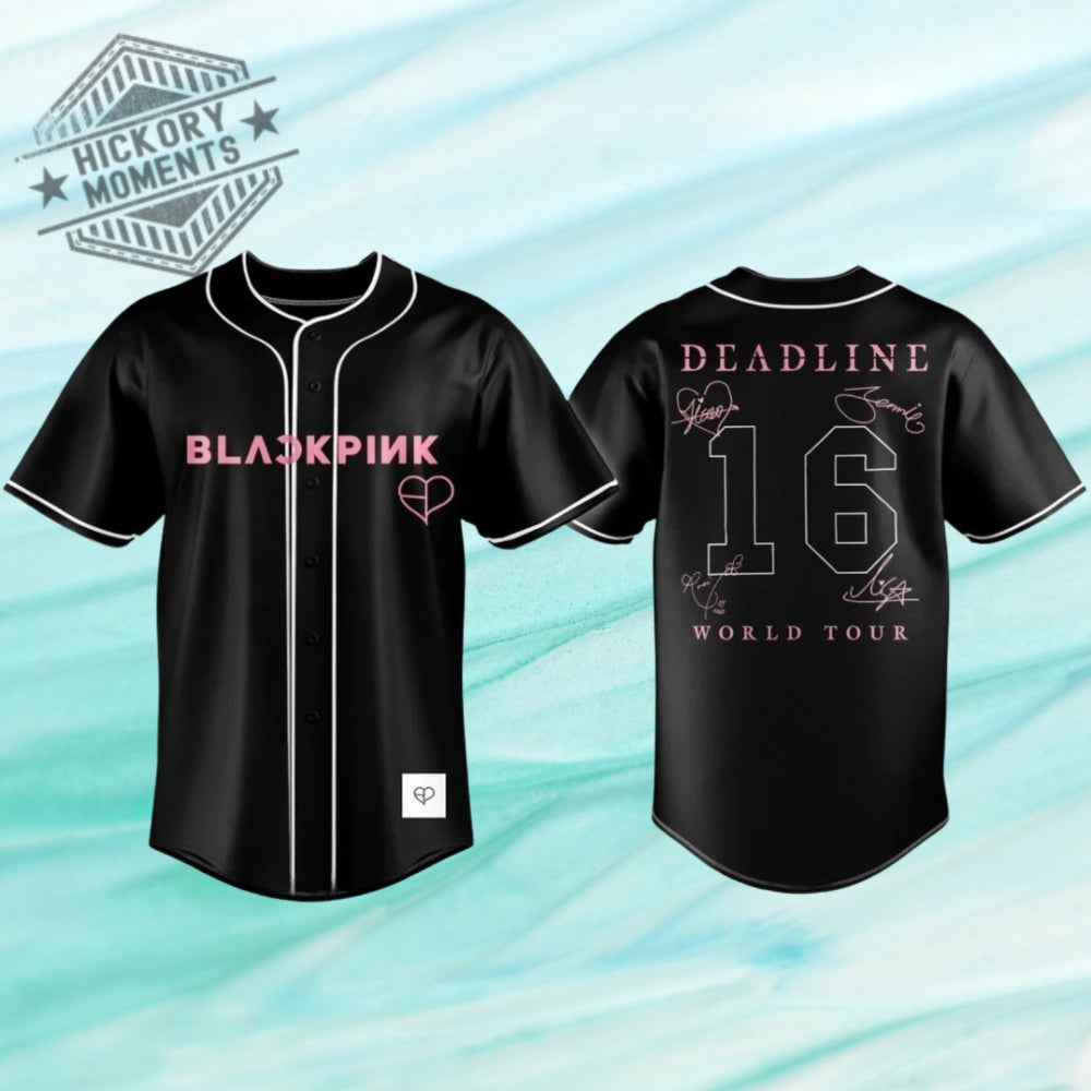 Blackpink Deadline World Tour Special Edition Baseball Jersey