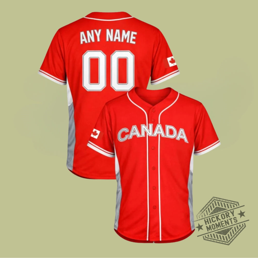 Canada 2026 World Baseball Classic Red Jersey