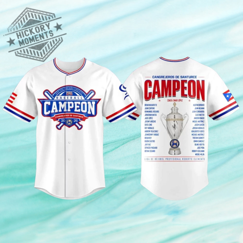 Cangrejeros De Santurce Champions Baseball Jersey