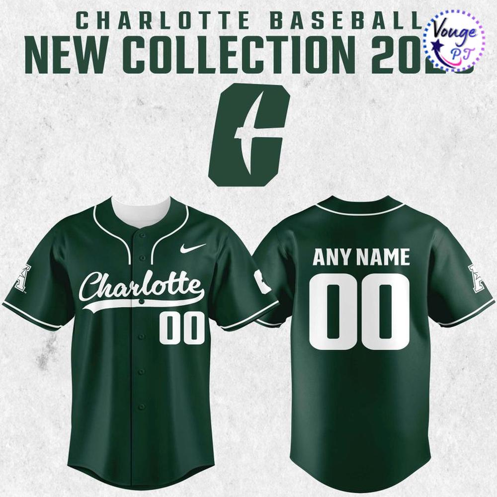 Charlotte 49ers Baseball 2026 New Baseball Jersey