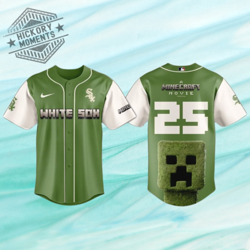 Chicago Cubs Chicago White Sox Minecraft Baseball Jersey