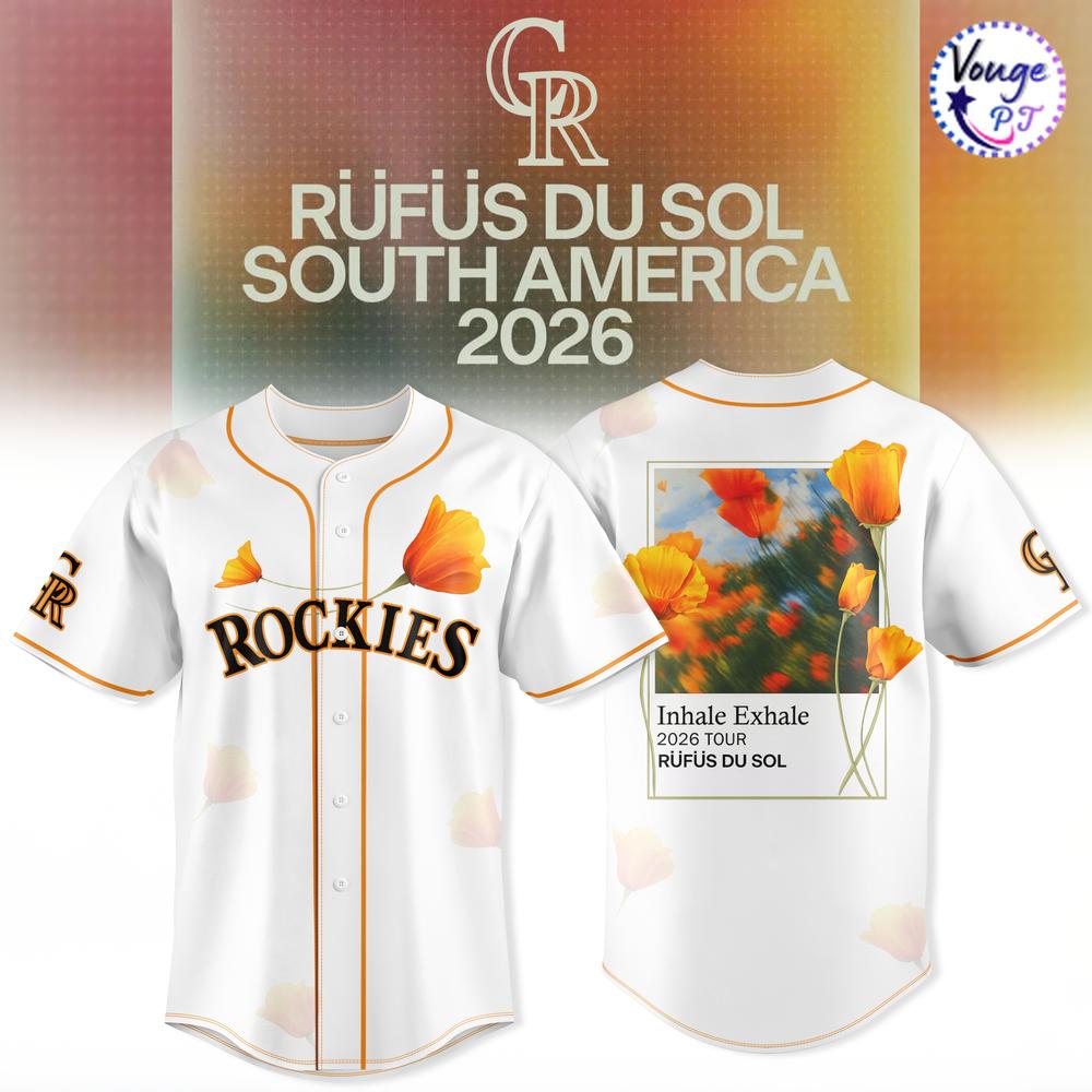 Colorado Rockies x Rüfüs Du Sol South America 2026 Baseball Jersey