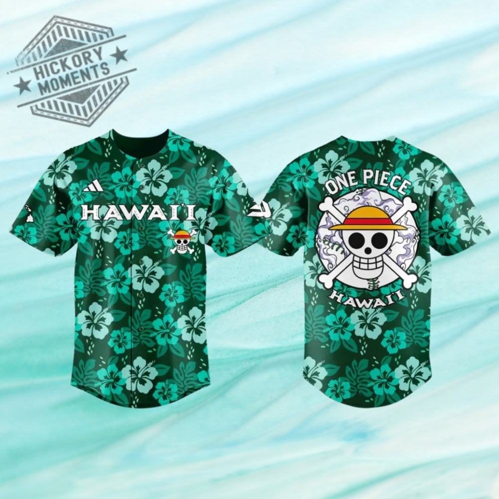 Hawaii Rainbow Warriors X One Piece Special Edition Baseball Jersey