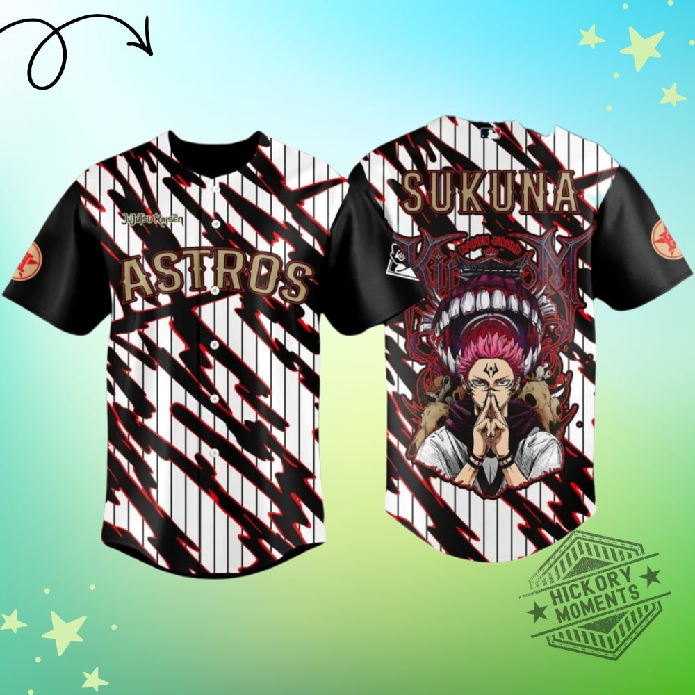 Houston Astros X Jujutsu Kaisen Night 2026 Baseball Jersey