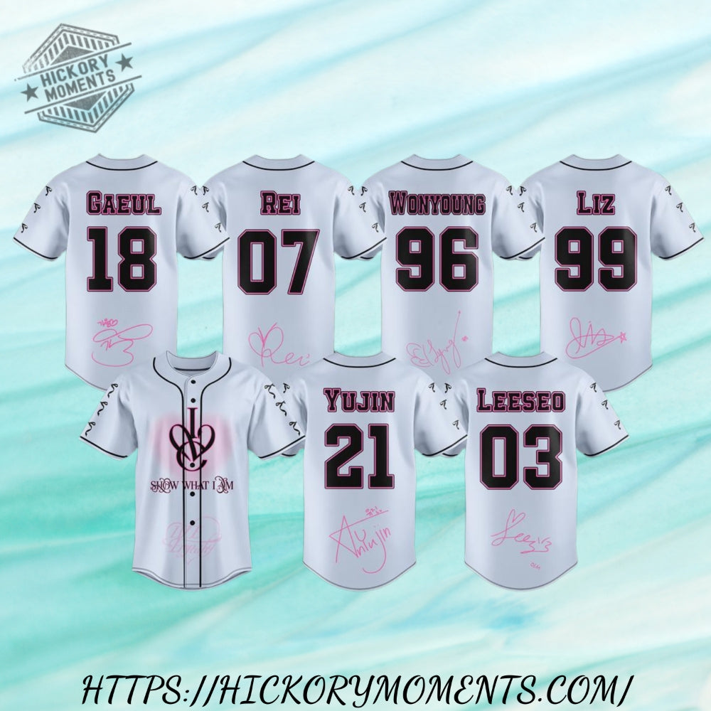 Ive World Tour 2026 So What I Am Personalized Baseball Jersey