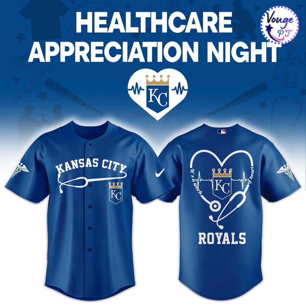 Kansas City Royals Healthcare Appreciation Night Baseball Jersey