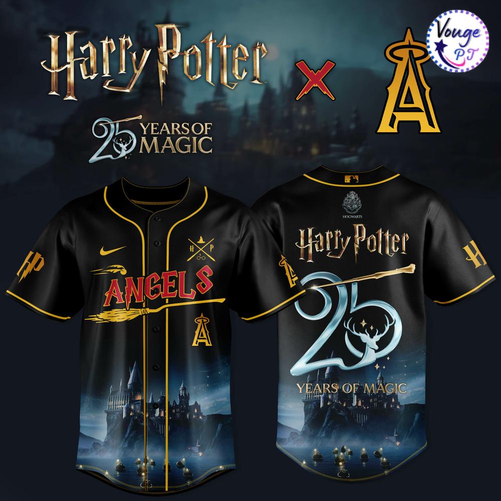 Los Angeles Angels x Harry Potter – 25 Years of Magic Baseball Jersey 