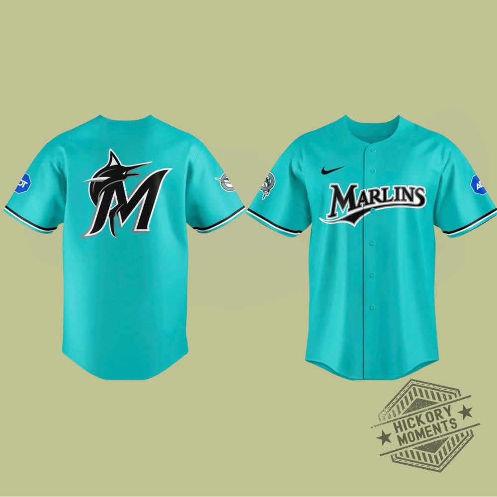 Miami Marlins Throwback Game Day 2026 Personalized Baseball Jersey