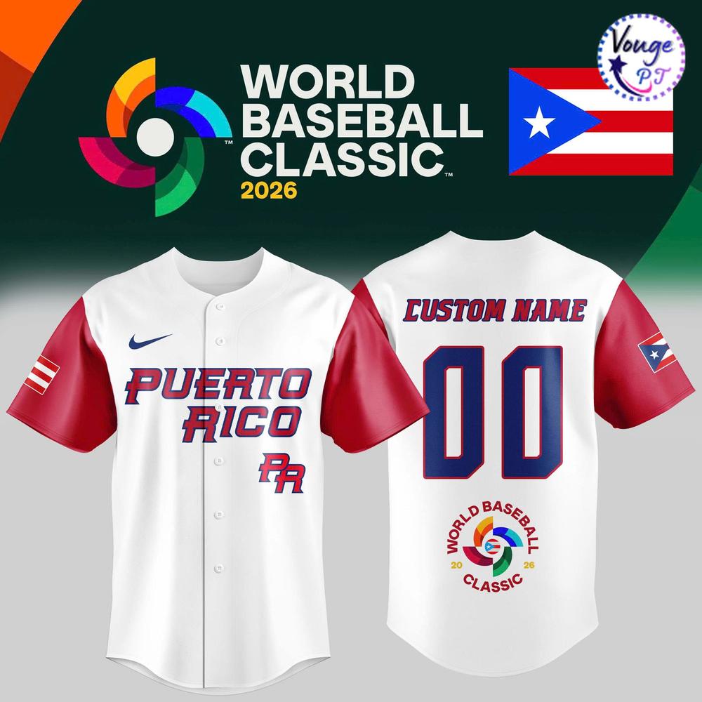 Puerto Rico Baseball – 2026 World Baseball Classic Edition Jersey