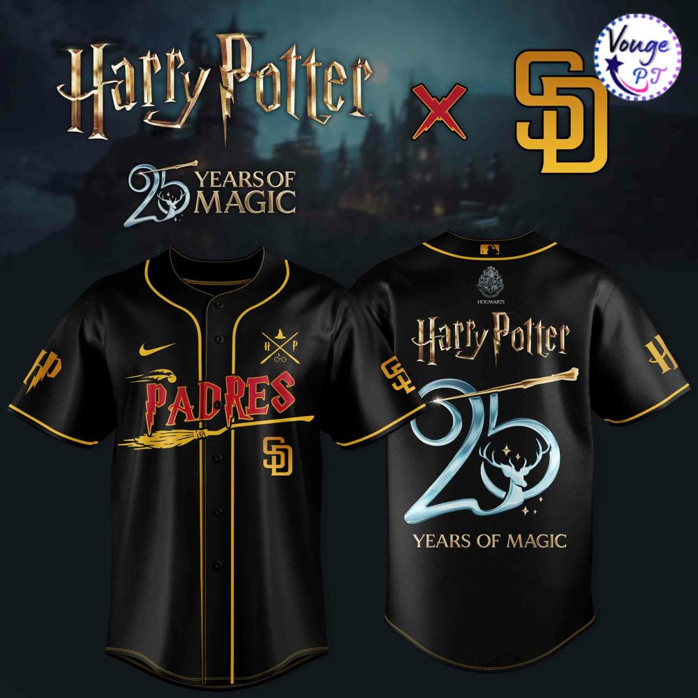 San Diego Padres x Harry Potter – 25 Years of Magic New Baseball Jersey