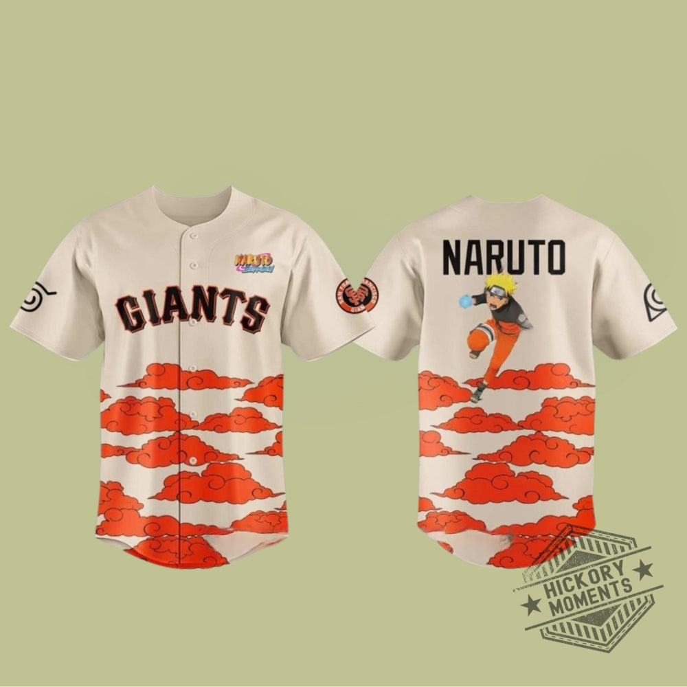 San Francisco Giants Naruto Anime Night 2026 Baseball Jersey