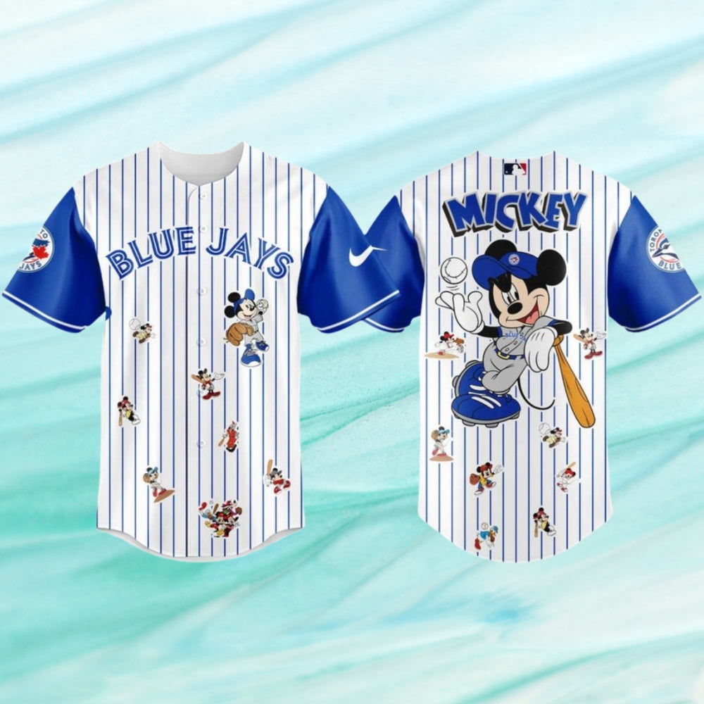 Toronto Blue Jays Mickey Night Mlb 2025 Christmas Baseball Jersey