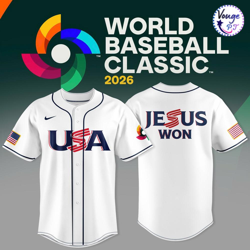 USA Baseball JESUS Won – 2026 World Baseball Classic Jersey