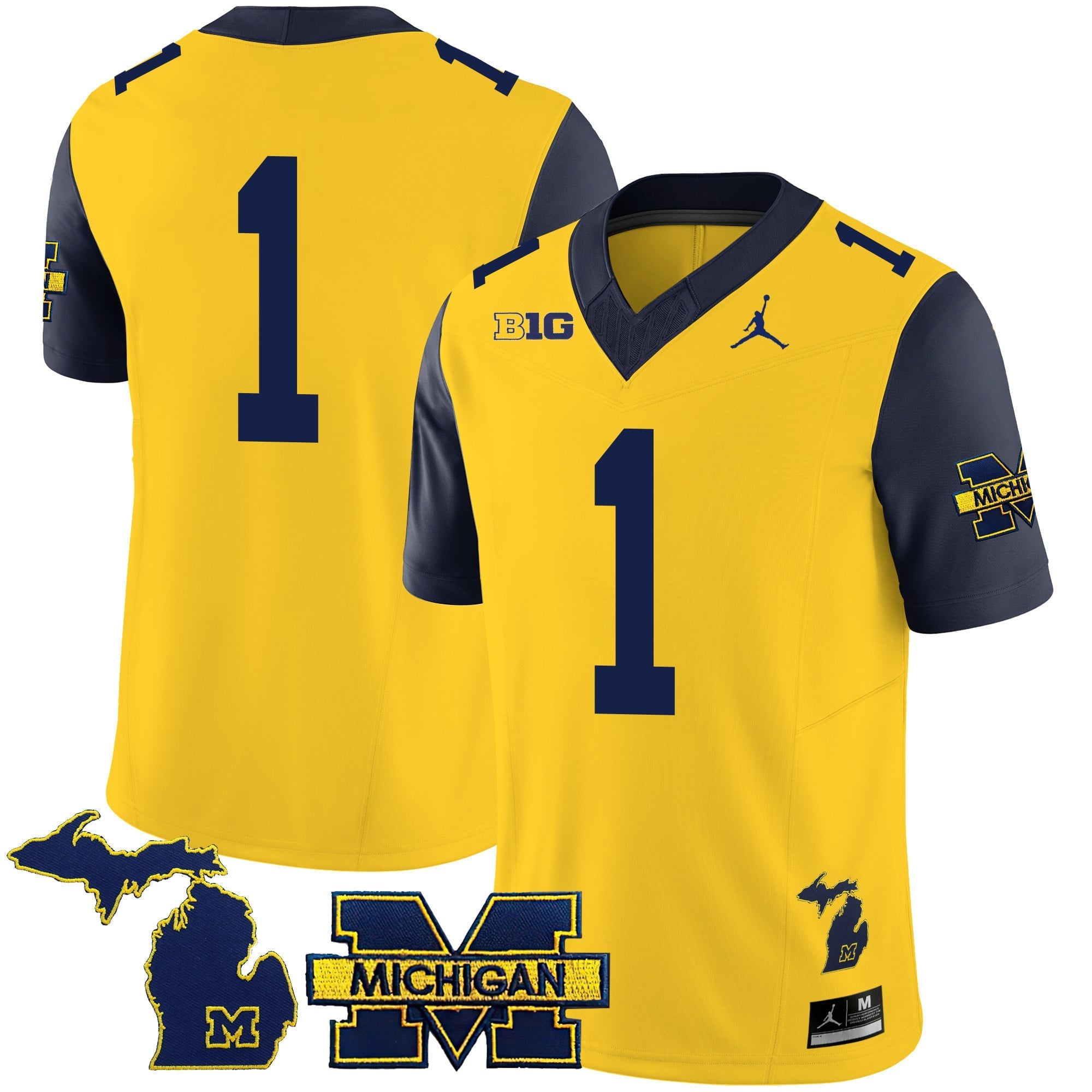 Men's Michigan Wolverines 2024 Special Jersey - All Stitched