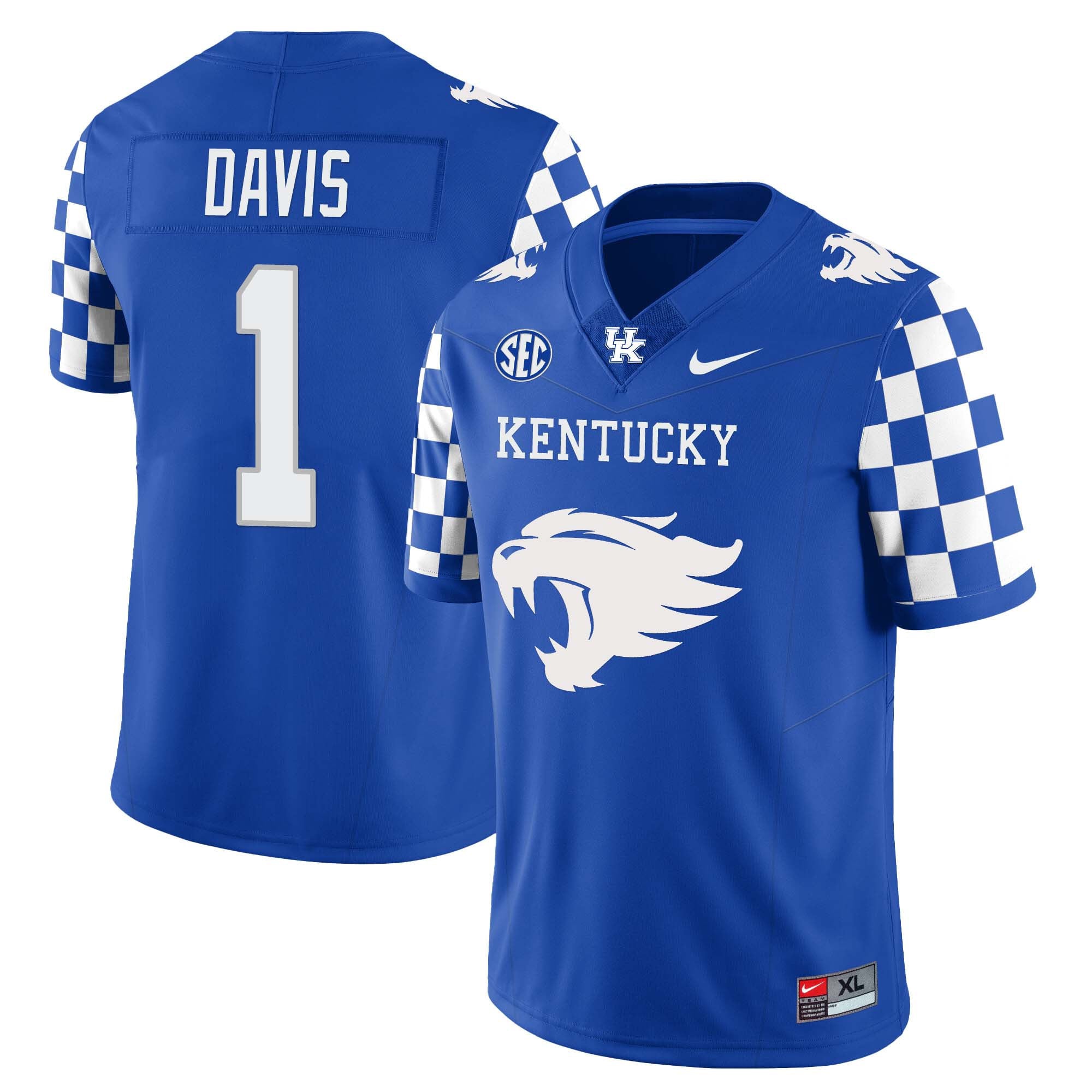 Menâs Kentucky Wildcats Football Limited Jersey â Wildcats Logo