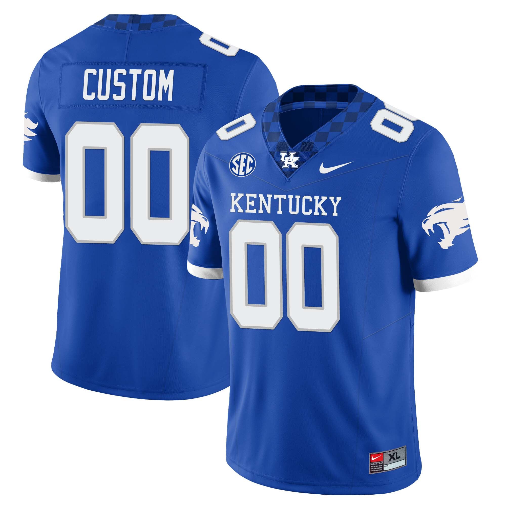 Men's Kentucky Wildcats Football Limited Custom Jersey â Wildcats Logo