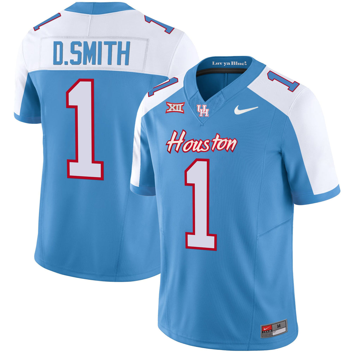 Men's Houston Cougars 2023 Oilers Inspired Vapor Jersey - All Stitched