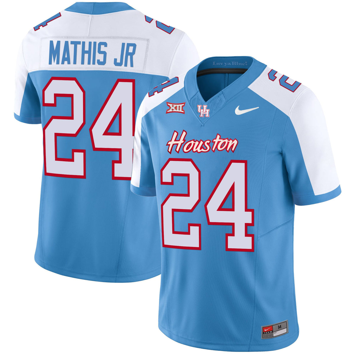 Men's Houston Cougars 2023 Oilers Inspired Vapor Jersey - All Stitched