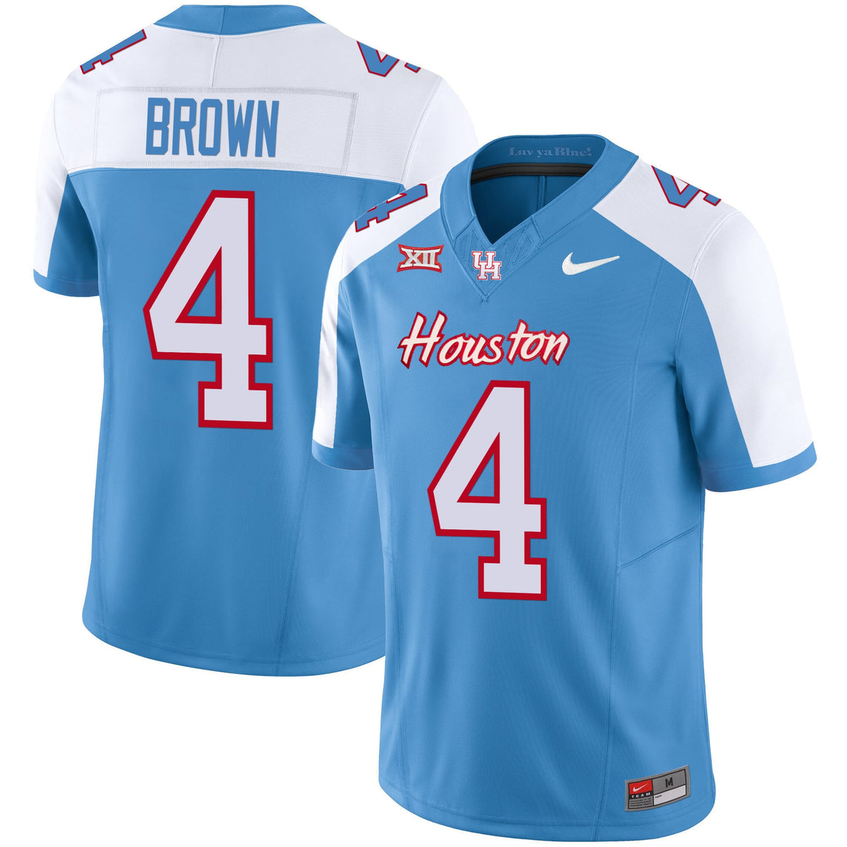 Men's Houston Cougars 2023 Oilers Inspired Vapor Jersey - All Stitched