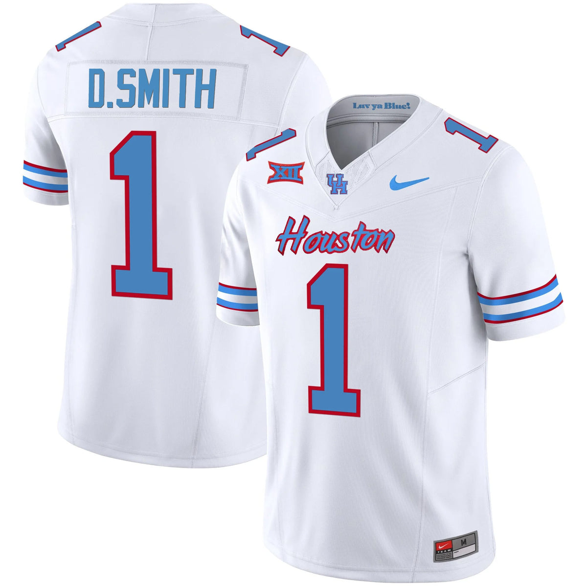 Men's Houston Cougars 2023 Oilers Inspired Vapor Jersey - All Stitched