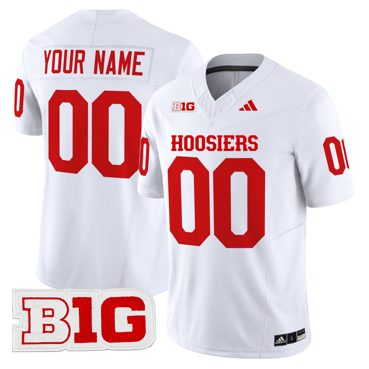Indiana Hoosiers 2025 Vapor Limited Custom Jersey - All Stitched