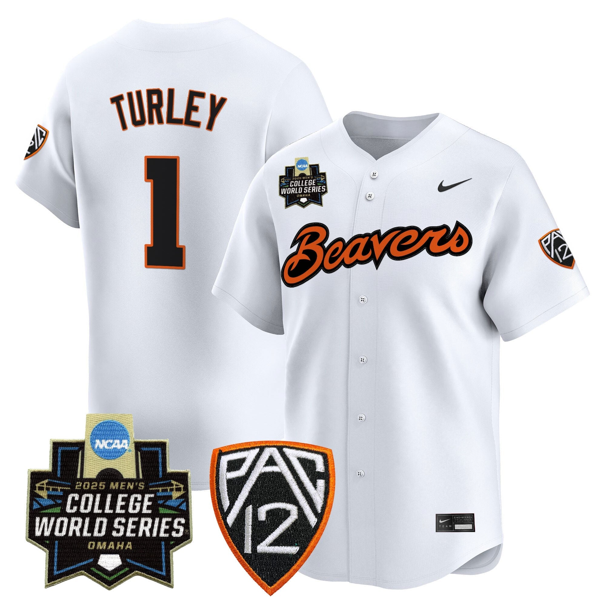 Youth's Oregon State Beavers 2025 World Series Vapor Premier Limited Jersey - All Stitched