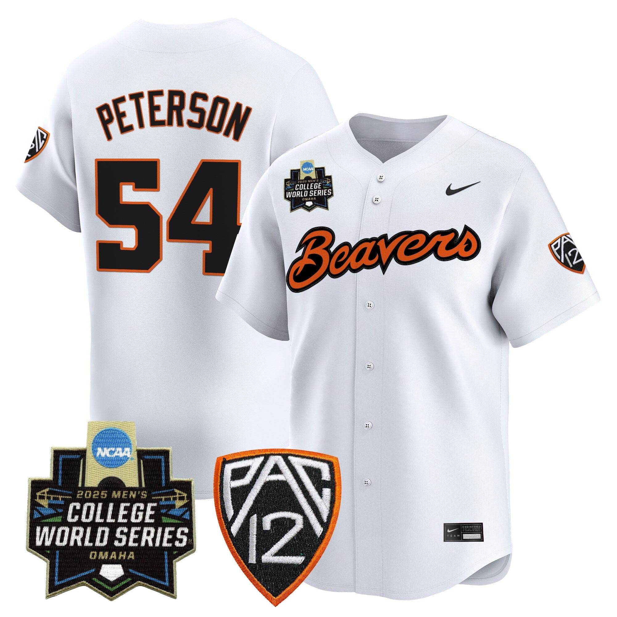 Youth's Oregon State Beavers 2025 World Series Vapor Premier Limited Jersey - All Stitched