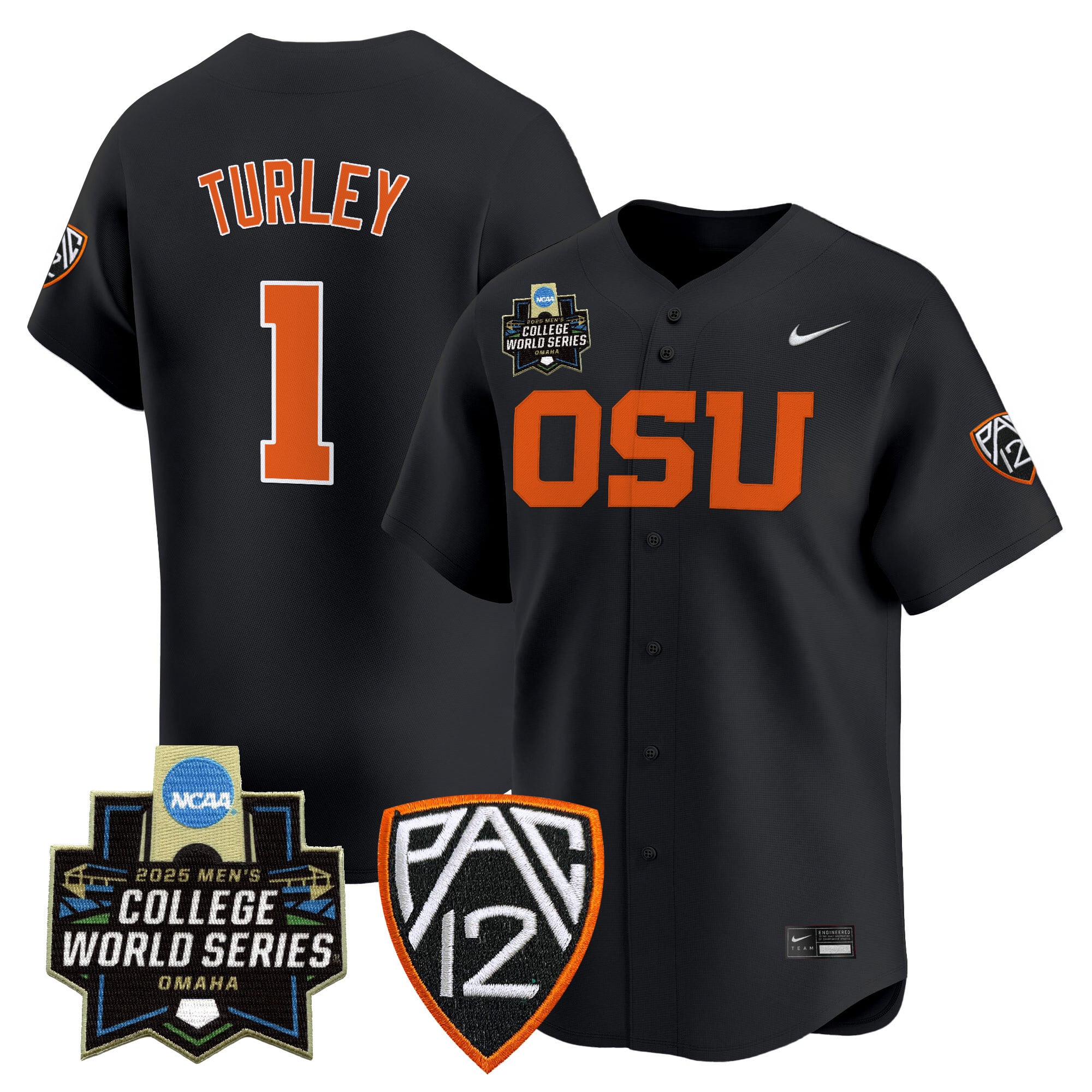 Youth's Oregon State Beavers 2025 World Series Vapor Premier Limited Jersey - All Stitched