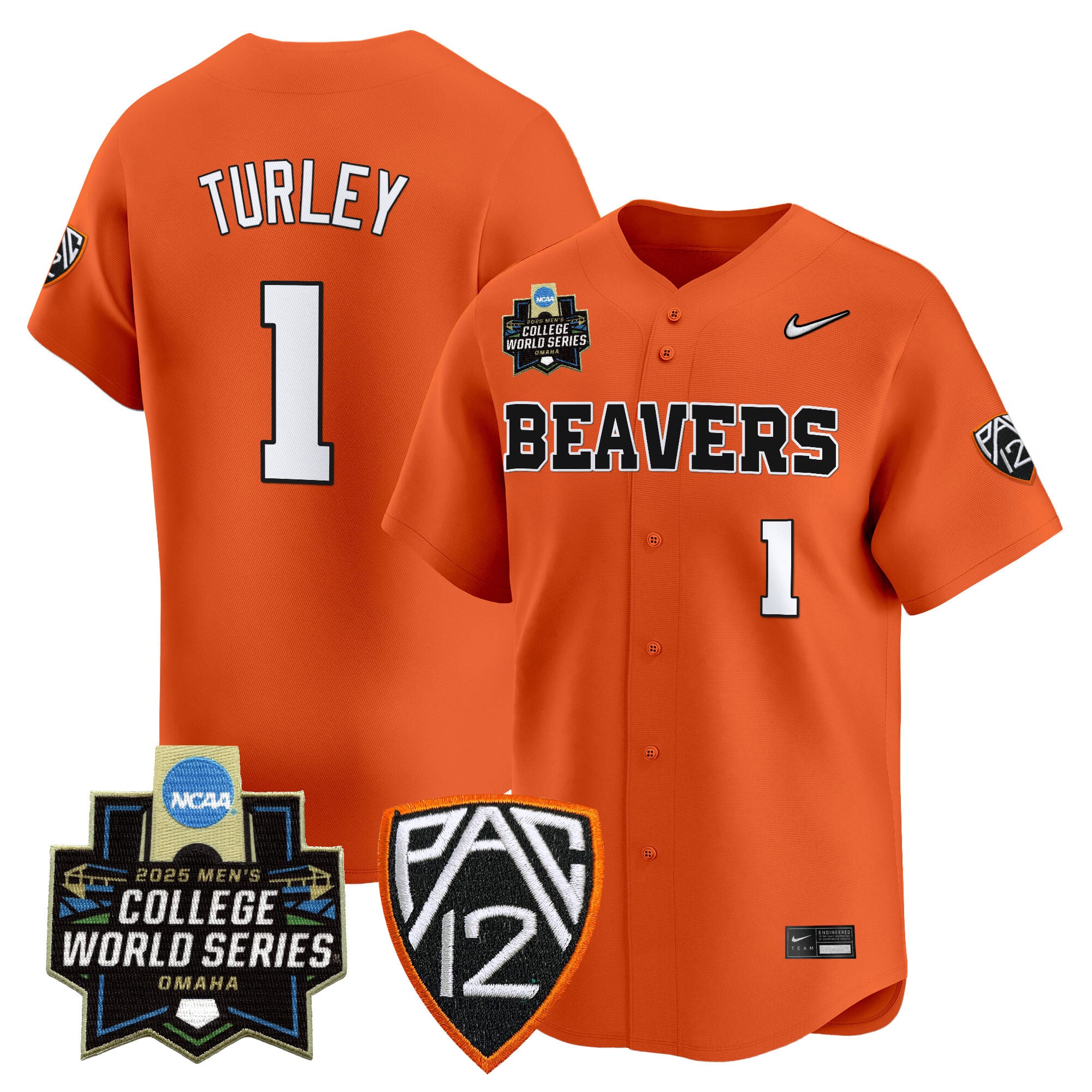 Youth's Oregon State Beavers 2025 World Series Vapor Premier Limited Jersey - All Stitched
