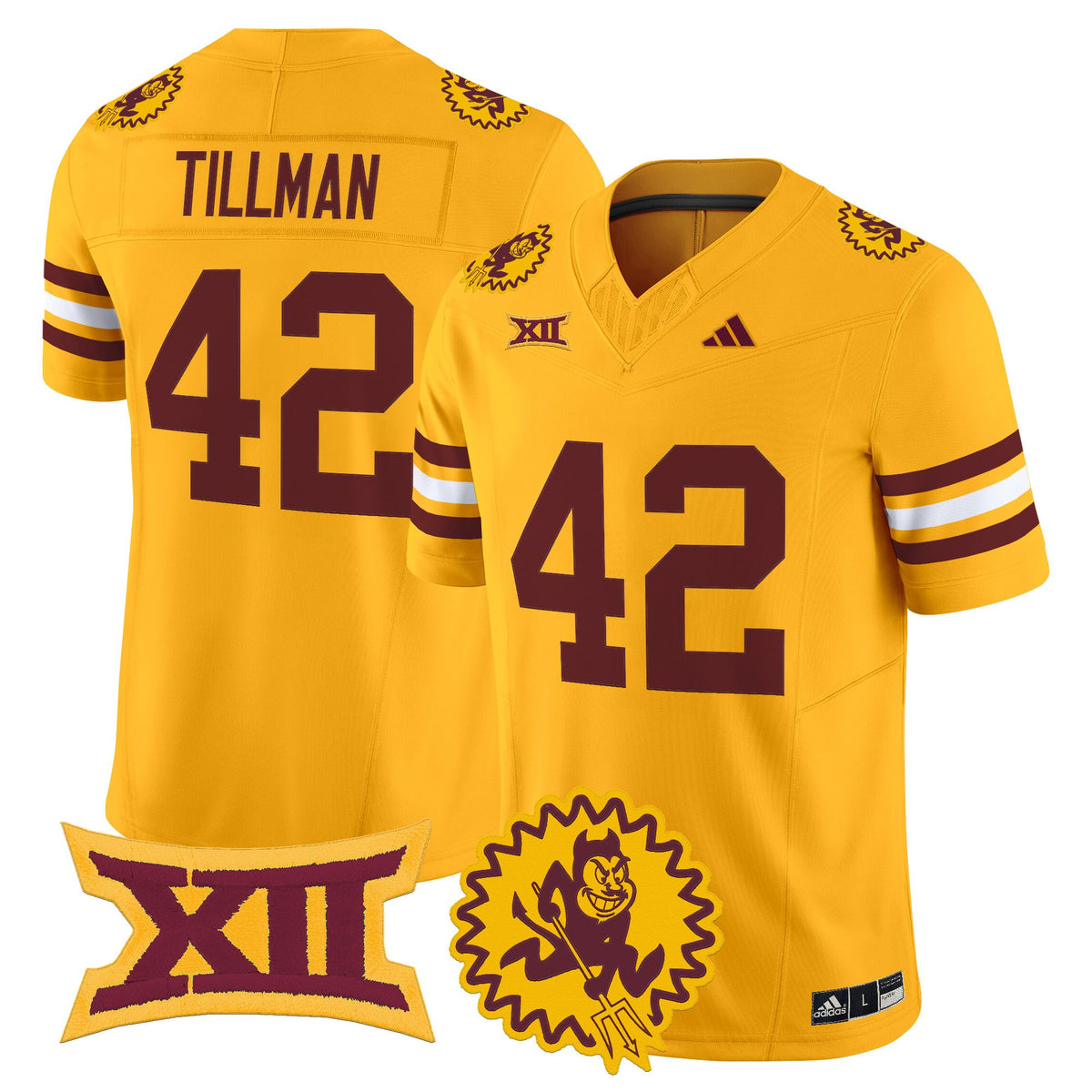 Men's Arizona State Sun Devils 1975 Throwback Vapor Limited Jersey - All Stitched