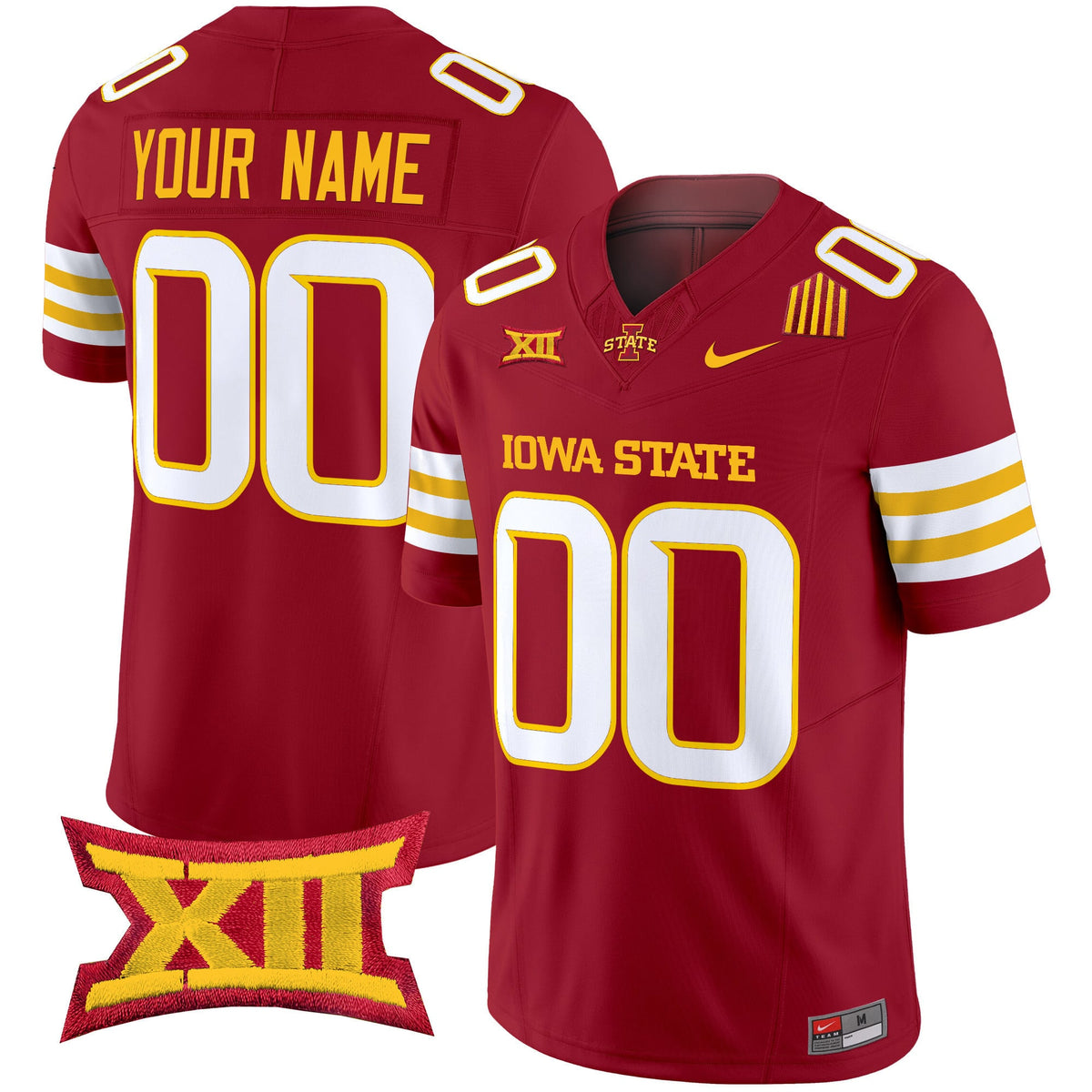 Iowa State Cyclones 2024 Vapor Limited Custom Jersey - All Stitched