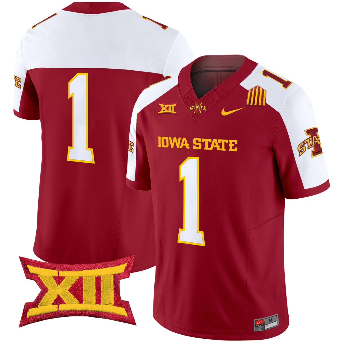 Men's Iowa State Cyclones 2024 Vapor Limited Jersey - All Stitched