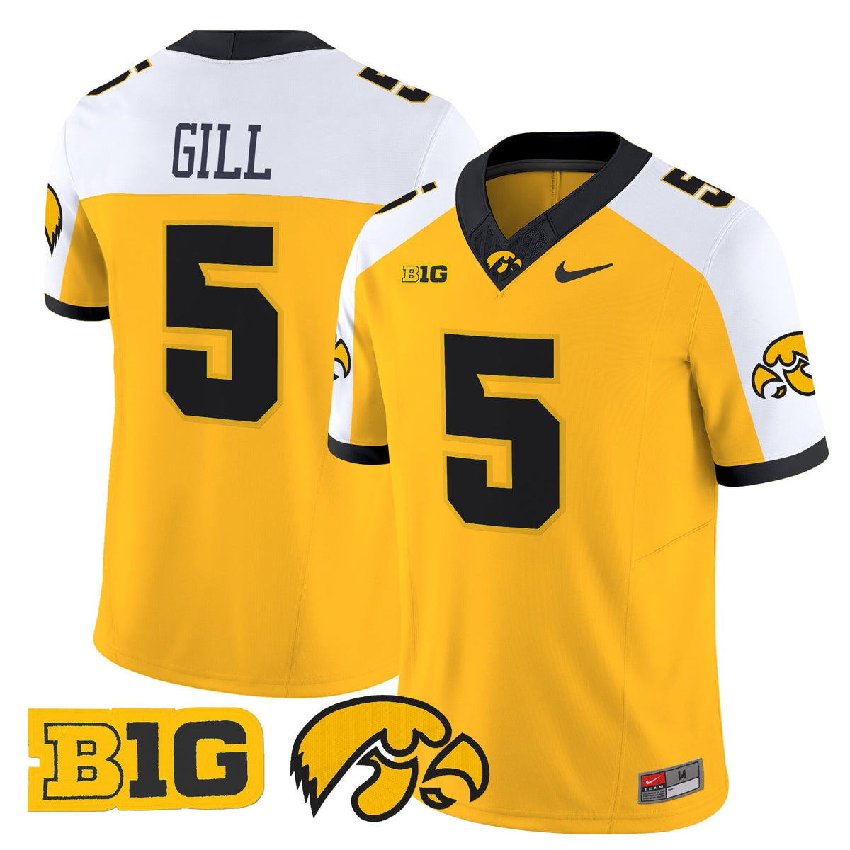 Men's Iowa Hawkeyes 2024 Vapor Limited Jersey - All Stitched