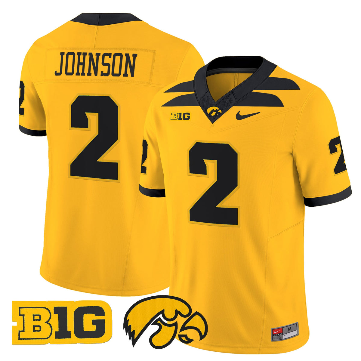 Men's Iowa Hawkeyes 2024 Vapor Limited Jersey - All Stitched