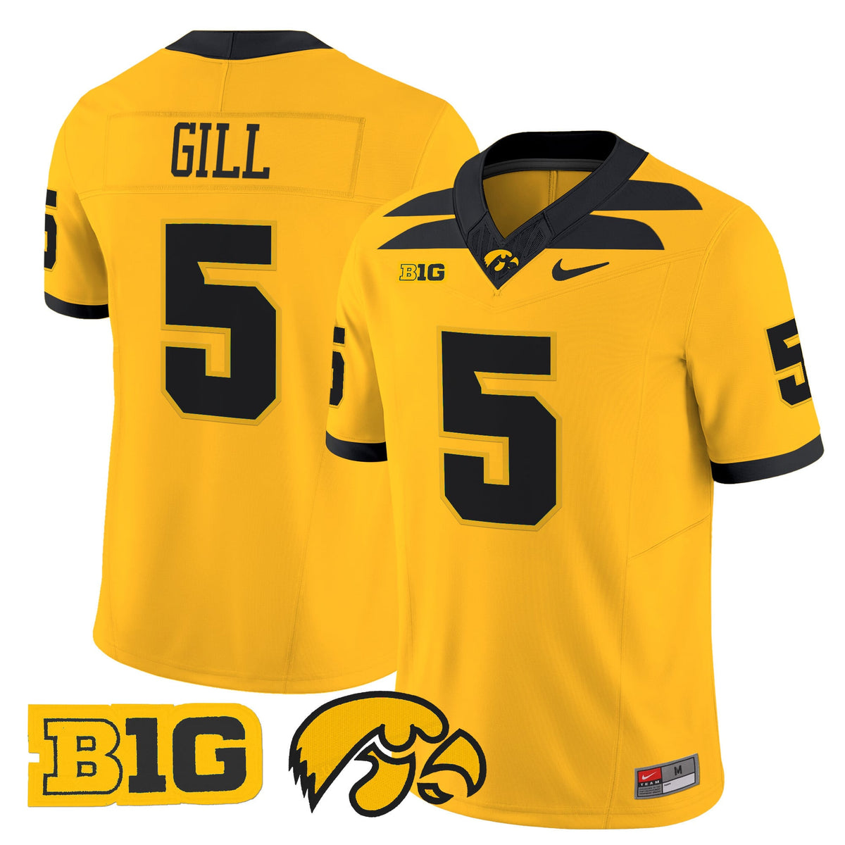 Men's Iowa Hawkeyes 2024 Vapor Limited Jersey - All Stitched