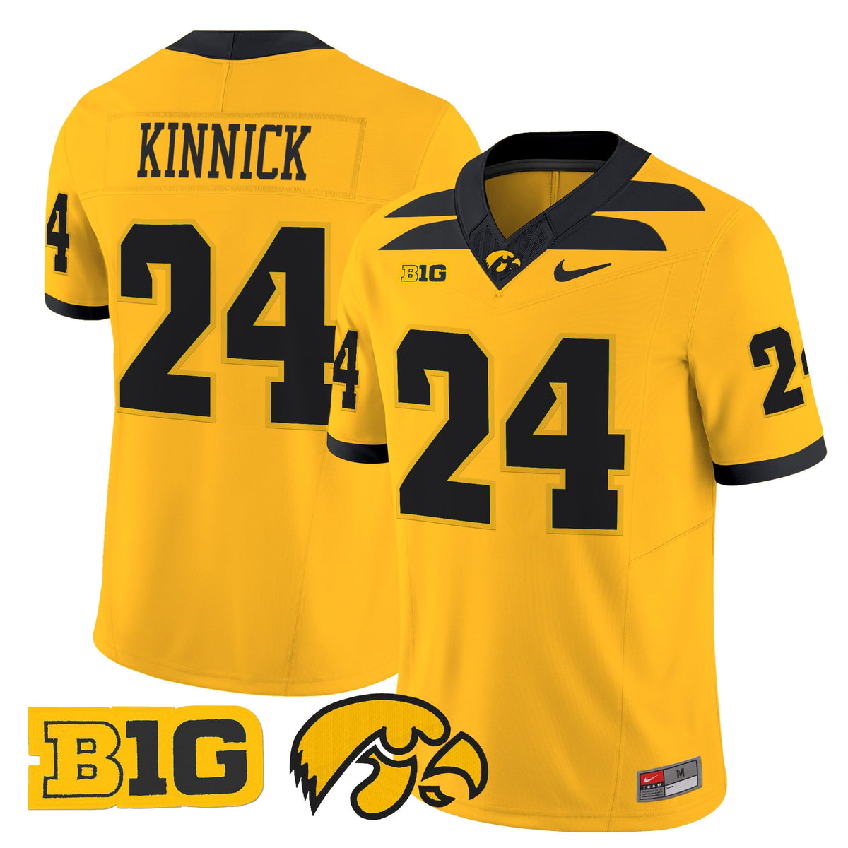 Men's Iowa Hawkeyes 2024 Vapor Limited Jersey - All Stitched