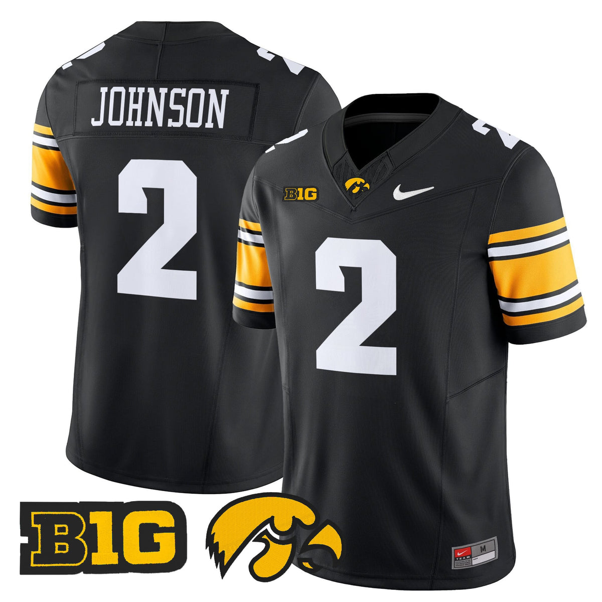 Men's Iowa Hawkeyes 2024 Vapor Limited Jersey - All Stitched