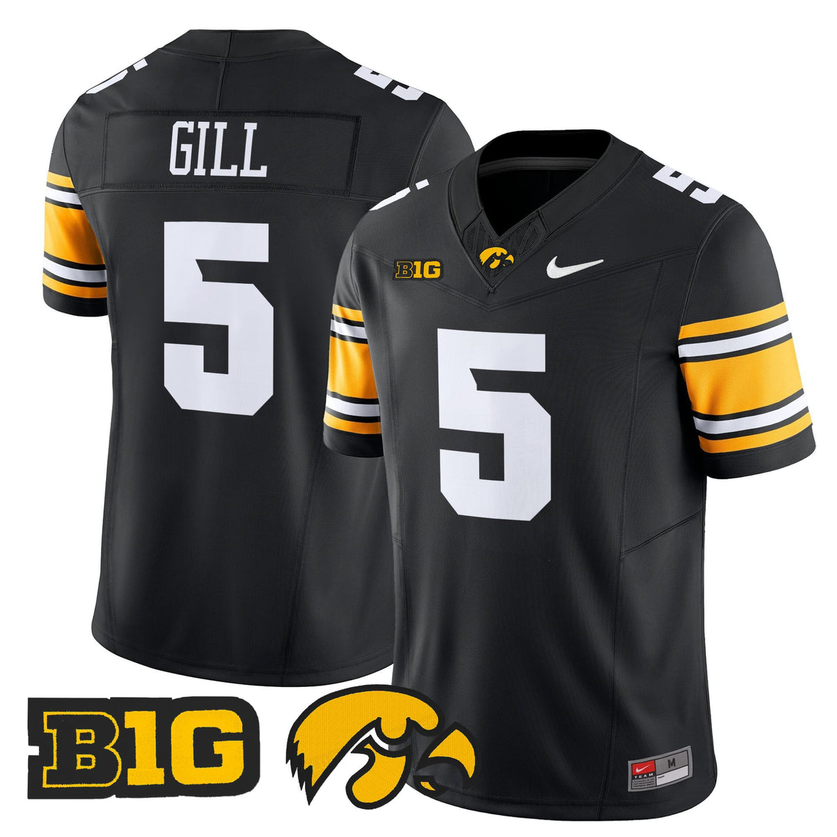Men's Iowa Hawkeyes 2024 Vapor Limited Jersey - All Stitched