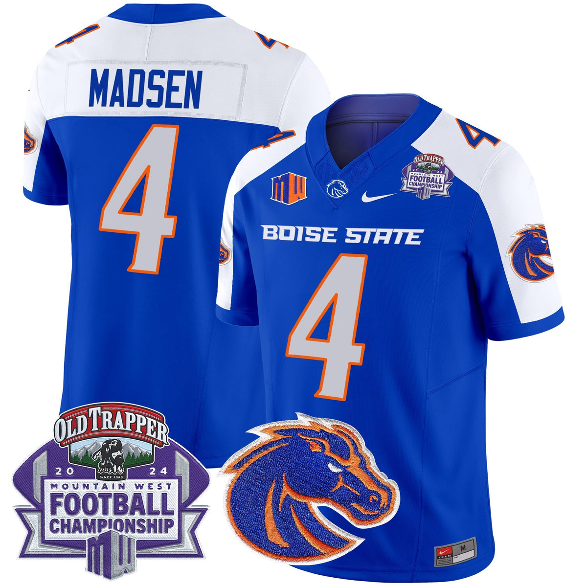 Men's Boise State Broncos 2024 Championship Vapor Limited Jersey - All Stitched