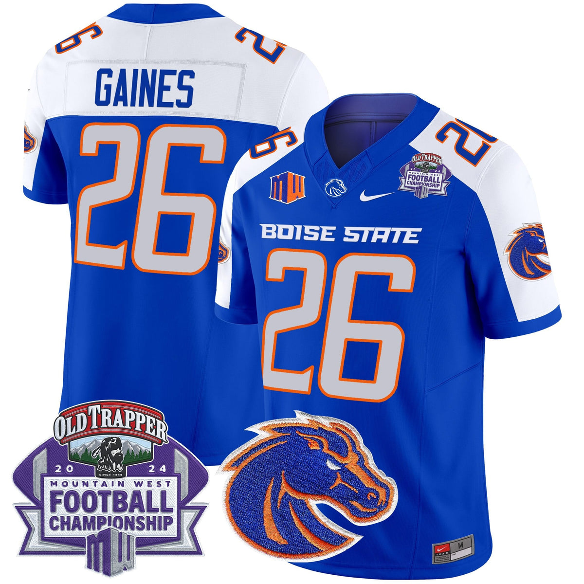 Men's Boise State Broncos 2024 Championship Vapor Limited Jersey - All Stitched