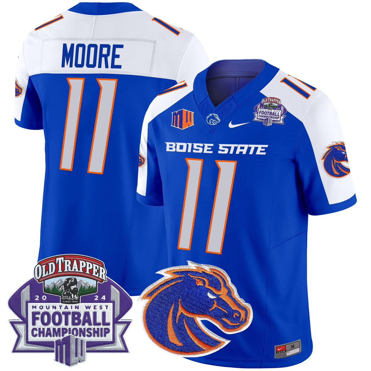 Men's Boise State Broncos 2024 Championship Vapor Limited Jersey - All Stitched