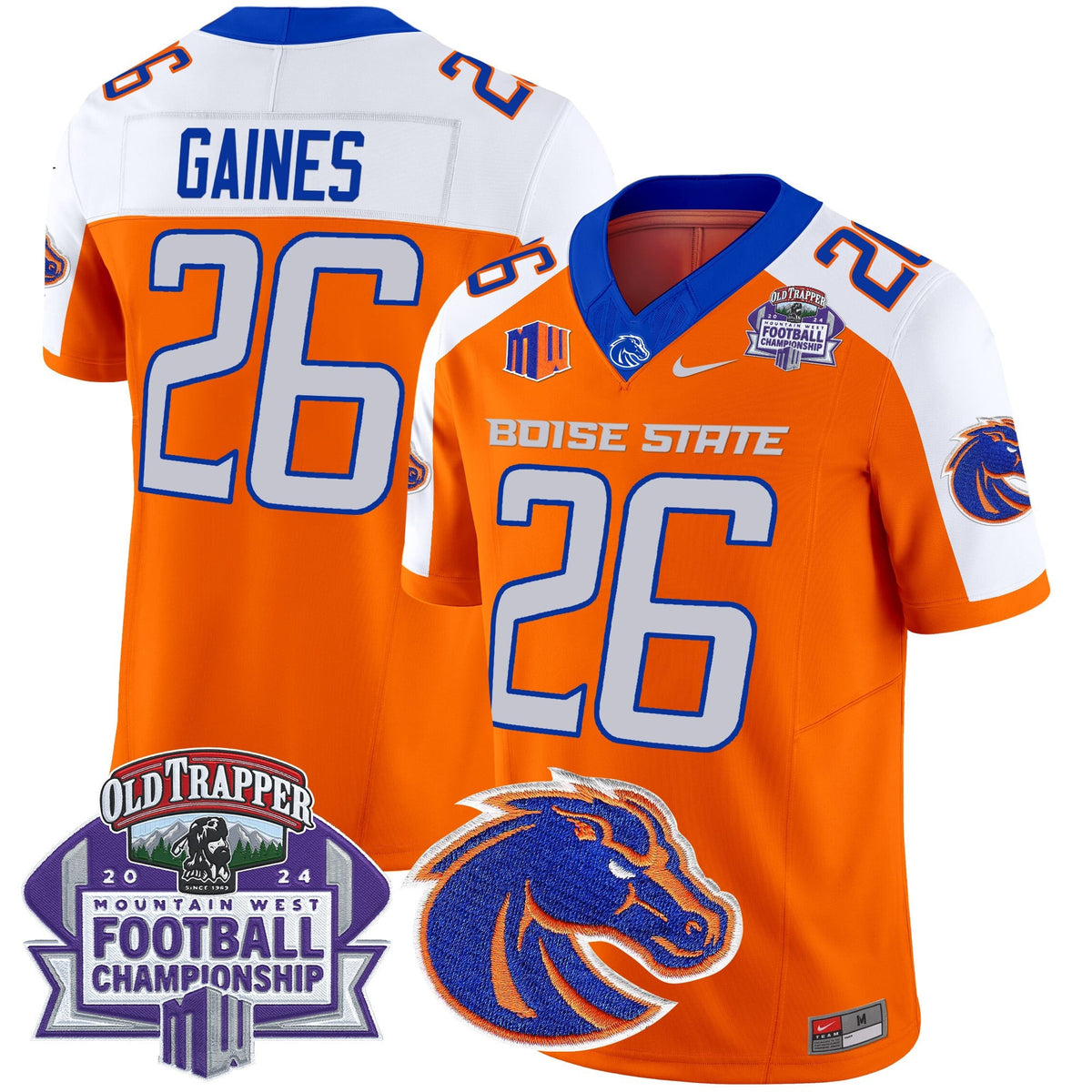 Men's Boise State Broncos 2024 Championship Vapor Limited Jersey - All Stitched