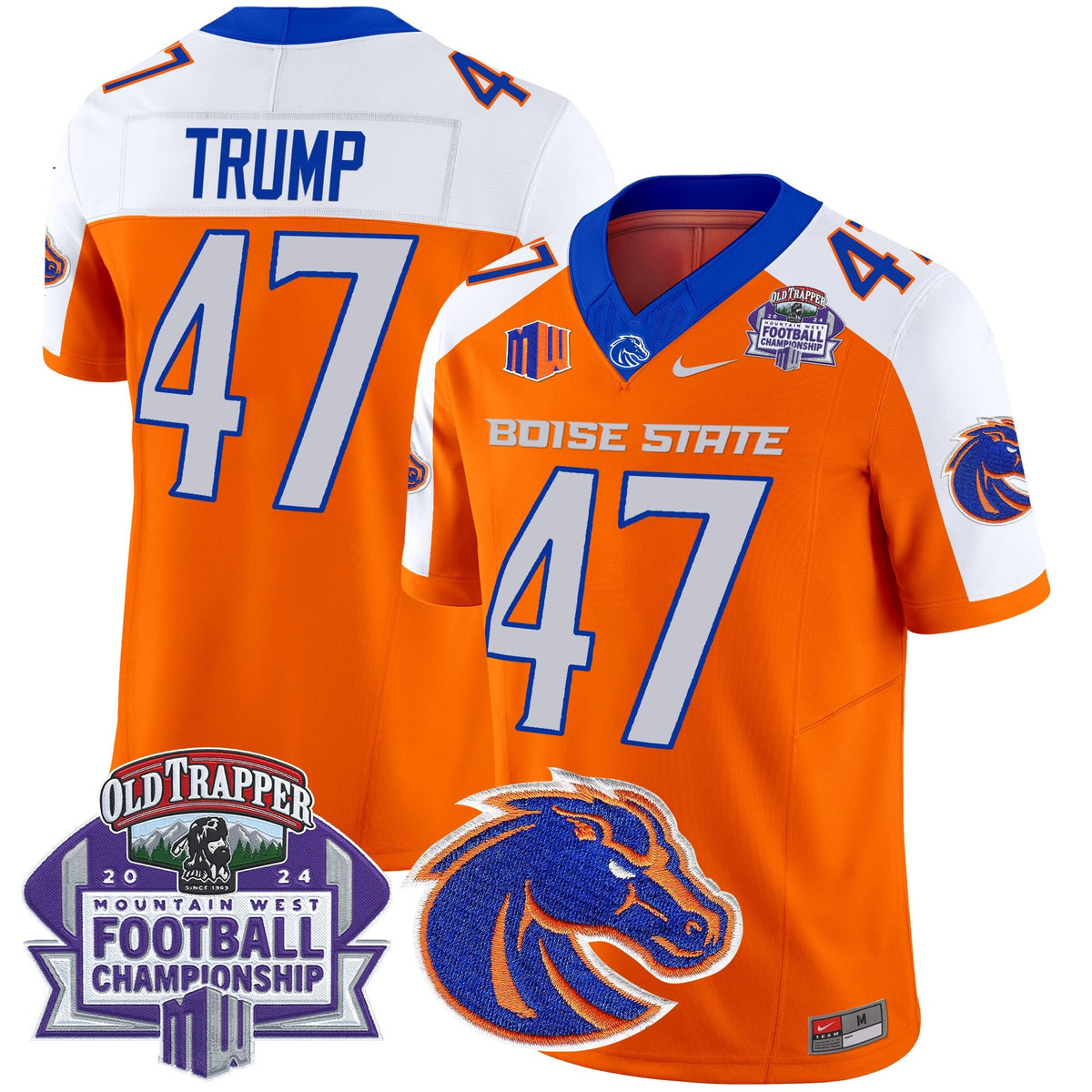 Men's Boise State Broncos 2024 Championship Vapor Limited Jersey - All Stitched