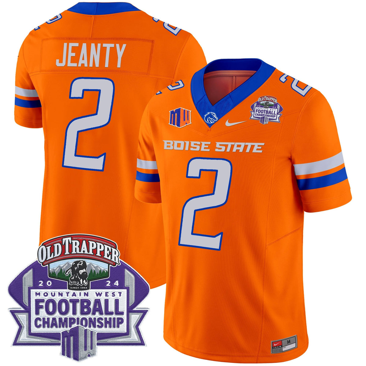 Men's Boise State Broncos 2024 Championship Vapor Limited Jersey - All Stitched