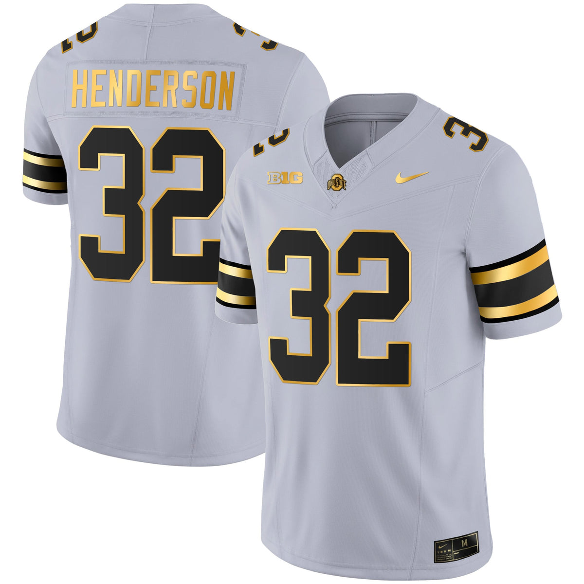 Men's Ohio State Buckeyes Gold Jersey - All Stitched