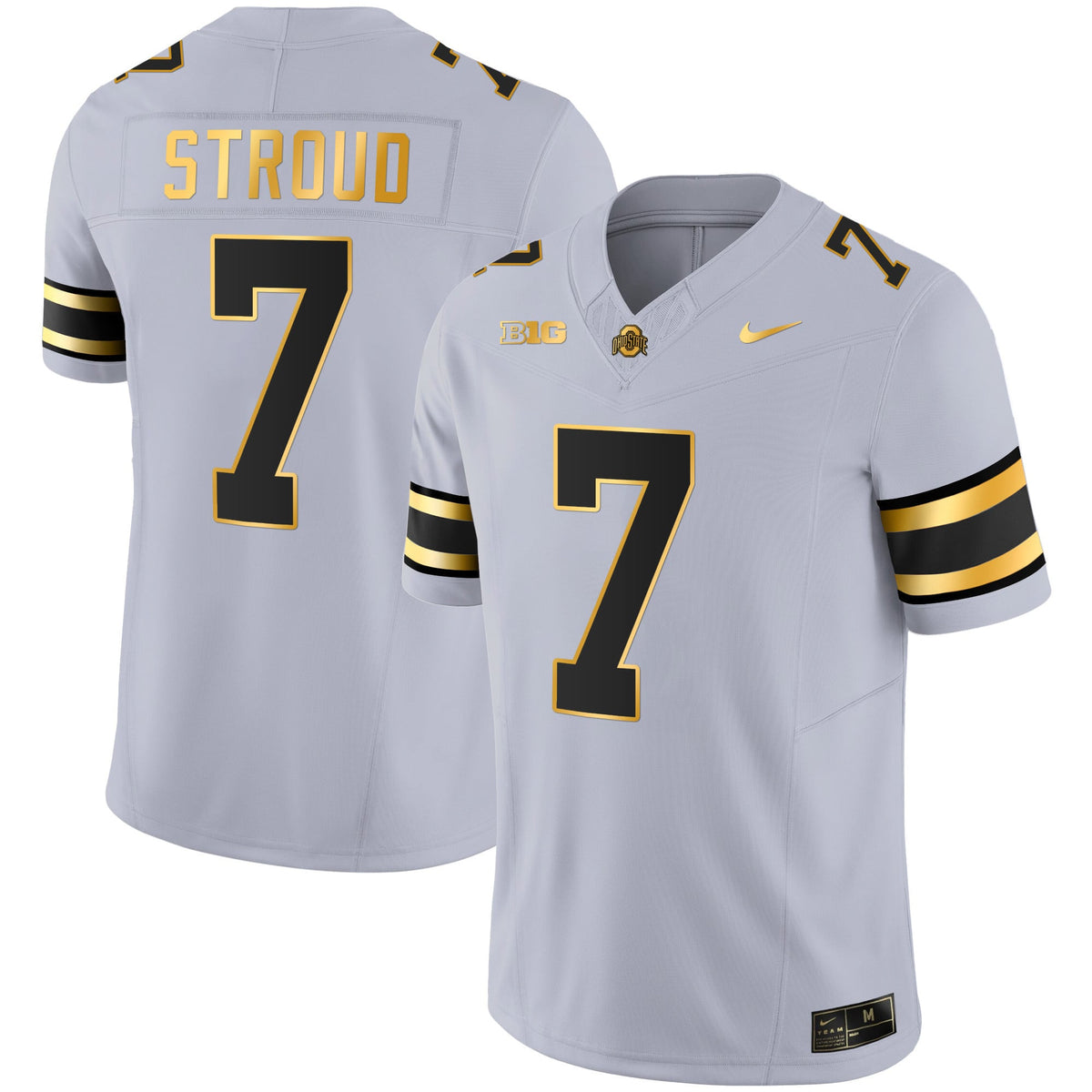 Men's Ohio State Buckeyes Gold Jersey - All Stitched
