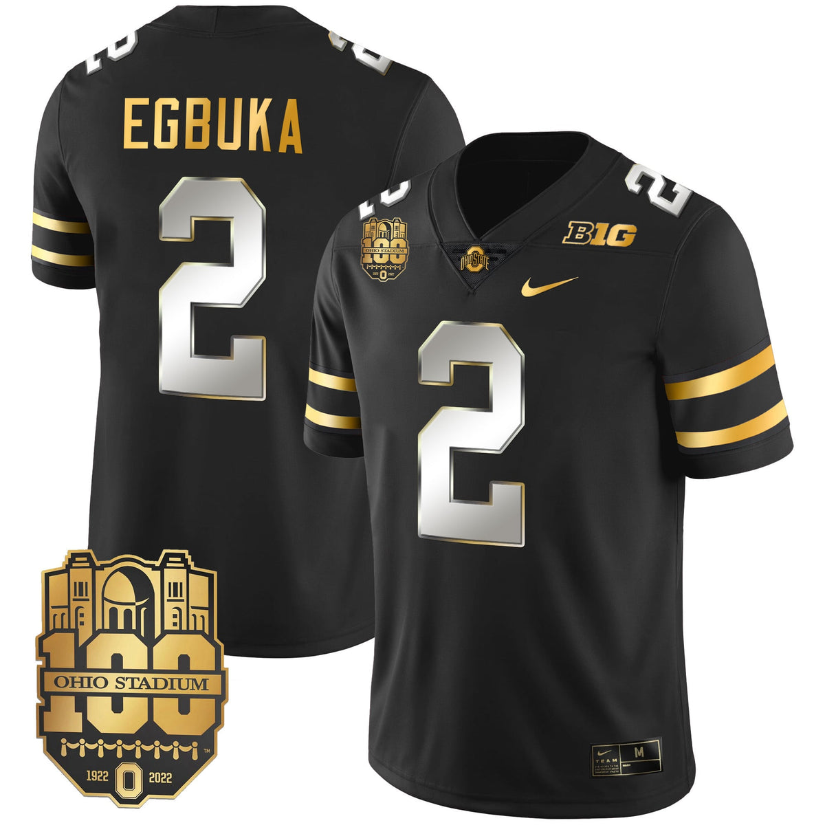 Men's Ohio State Buckeyes Gold Jersey - All Stitched